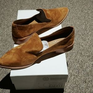 Treasure and Bond Chestnut Suede flats.